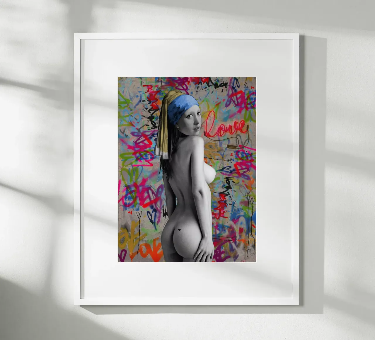 Griet poster con telaio in alluminio da Ana Paula Hoppe