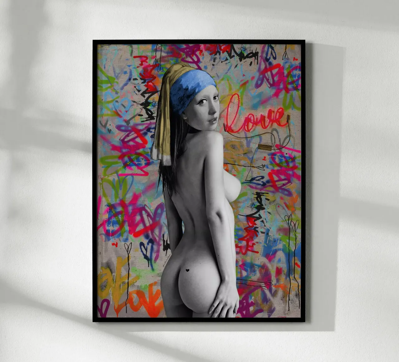Griet poster con telaio in alluminio da Ana Paula Hoppe