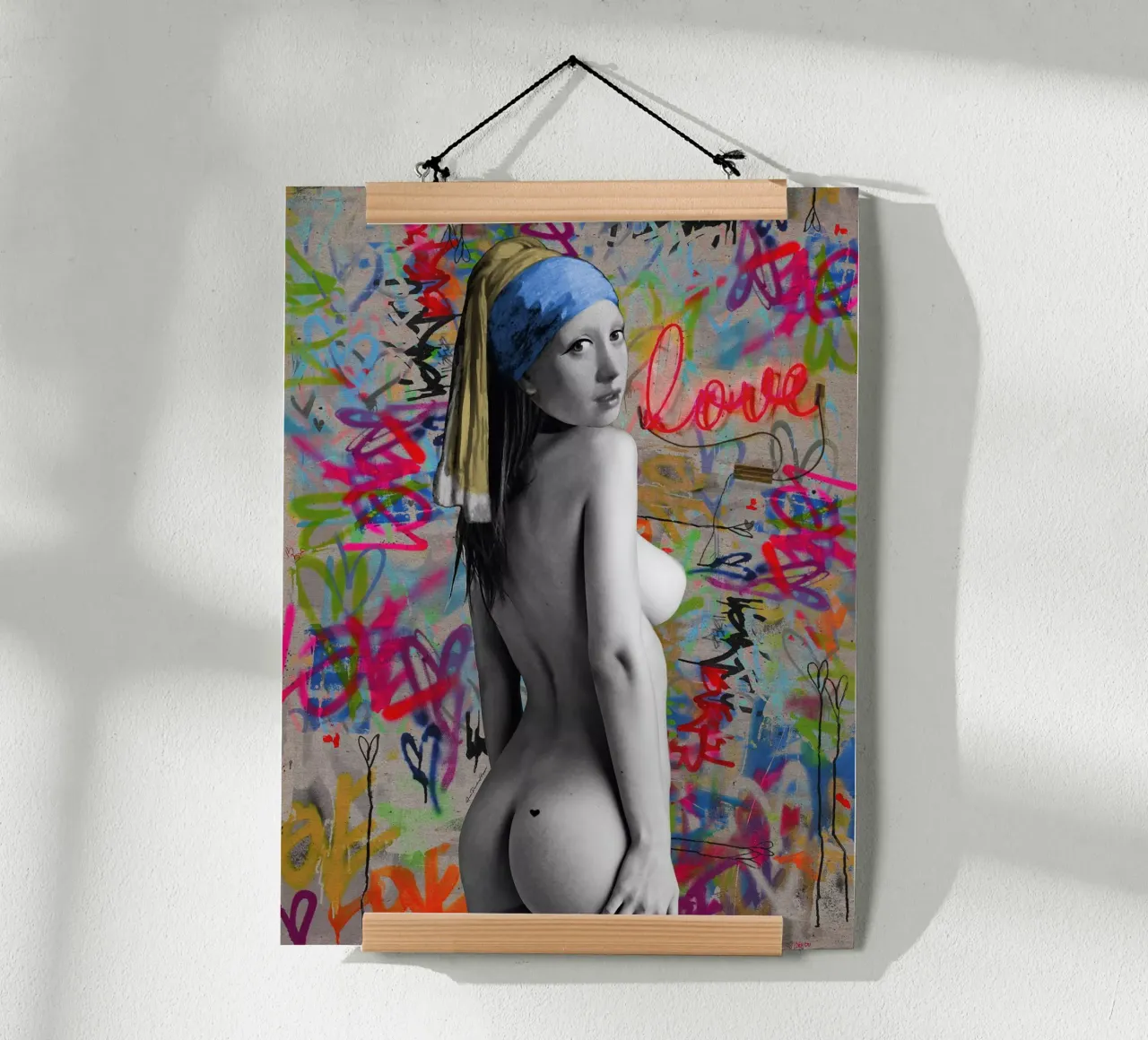 Griet poster con telaio in alluminio da Ana Paula Hoppe