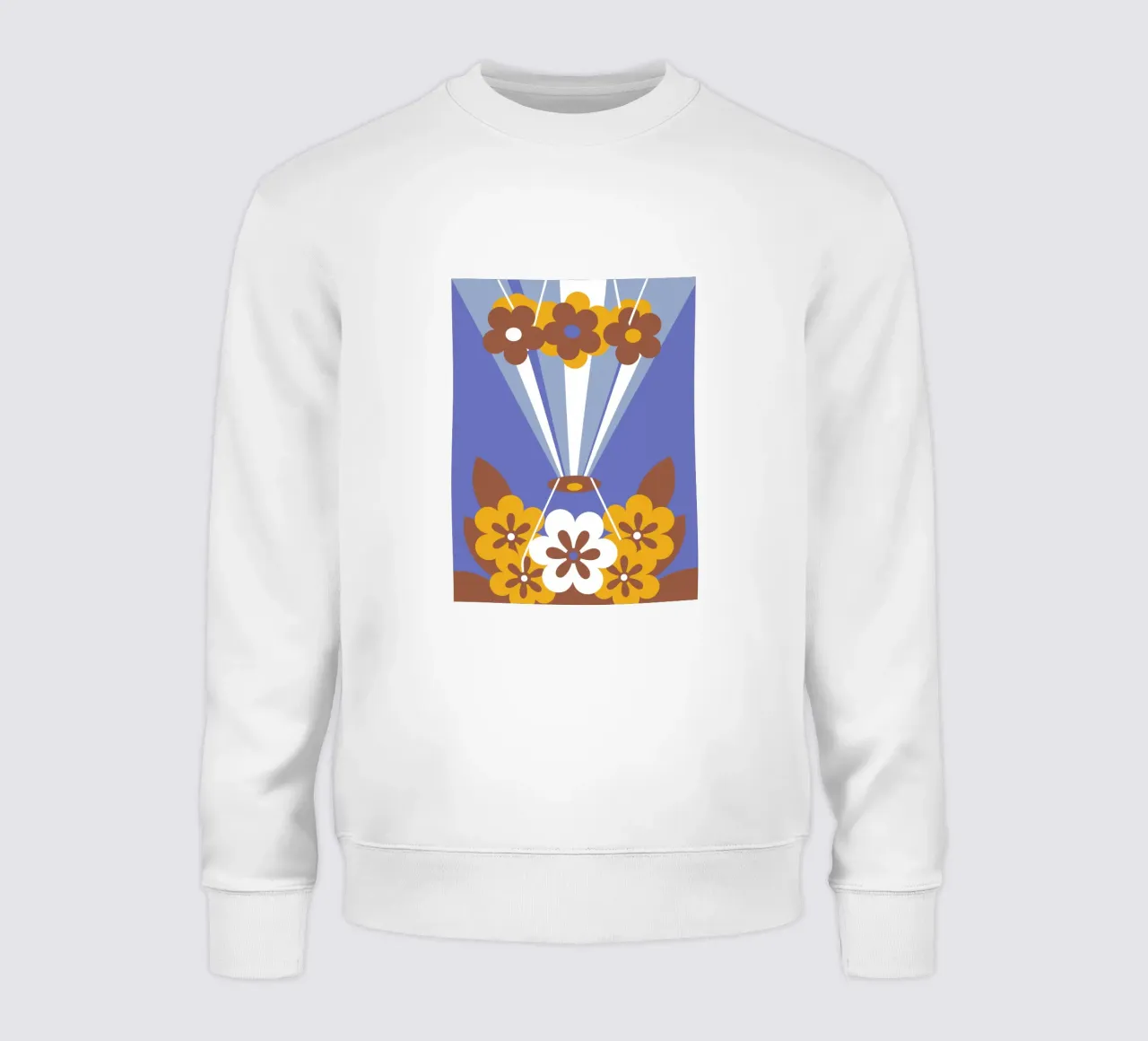 Astratto floreale retrò felpa da Jurshopp
