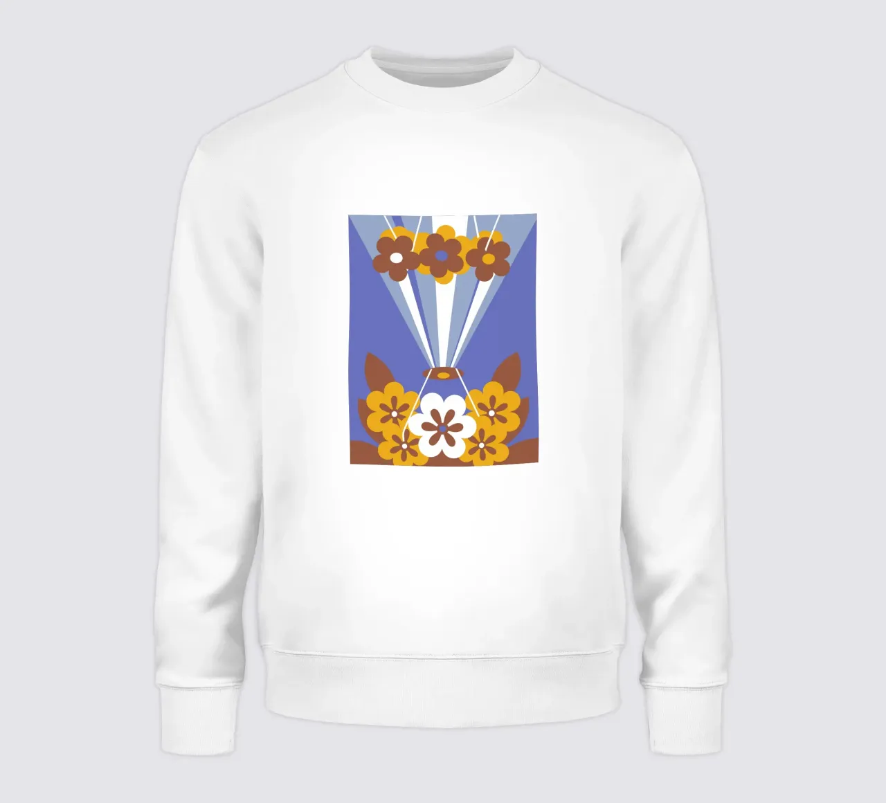 Astratto floreale retrò felpa da Jurshopp