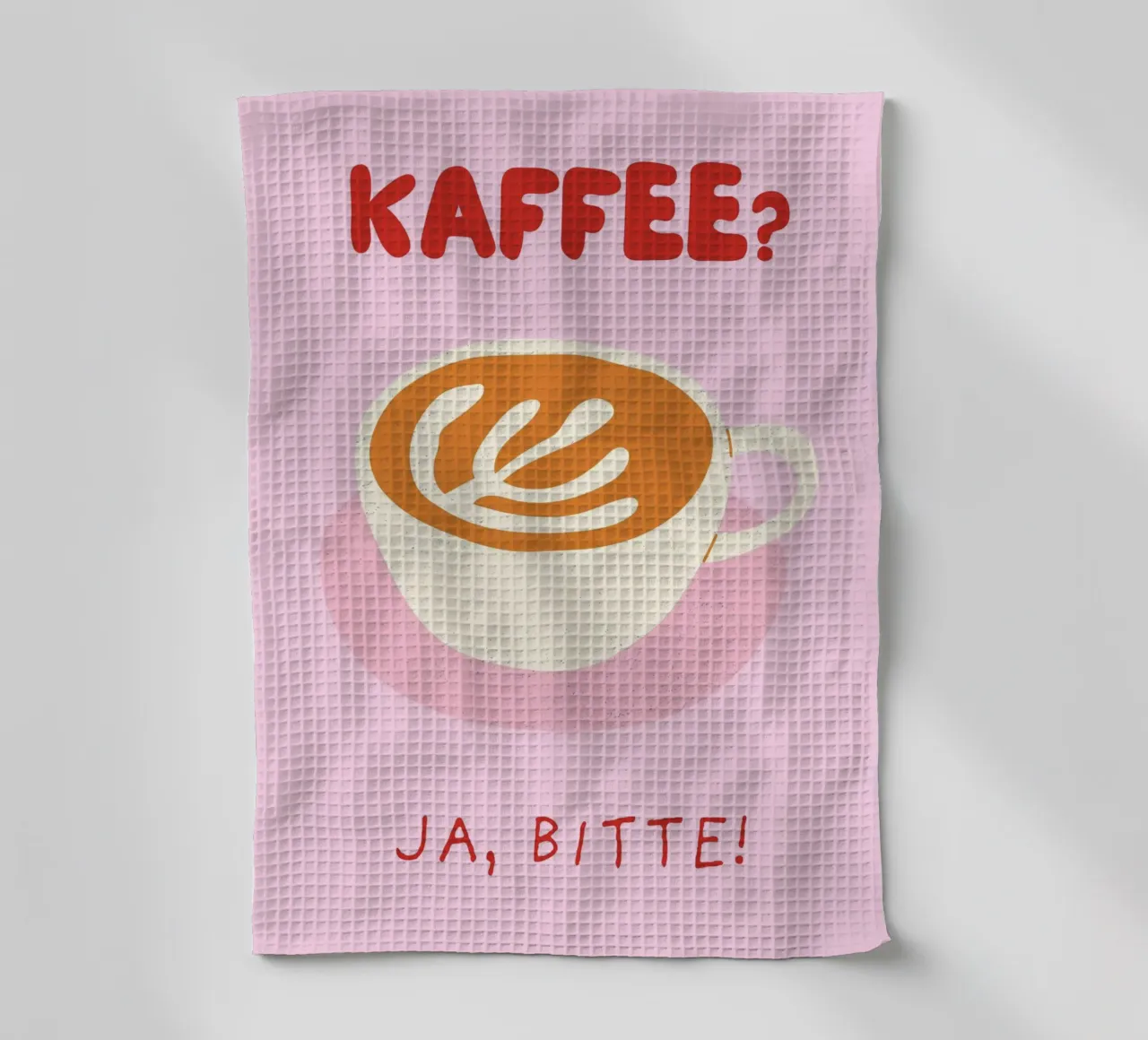KAFFEE? JA, BITTE! canovaccio da cucina da ARTEVO