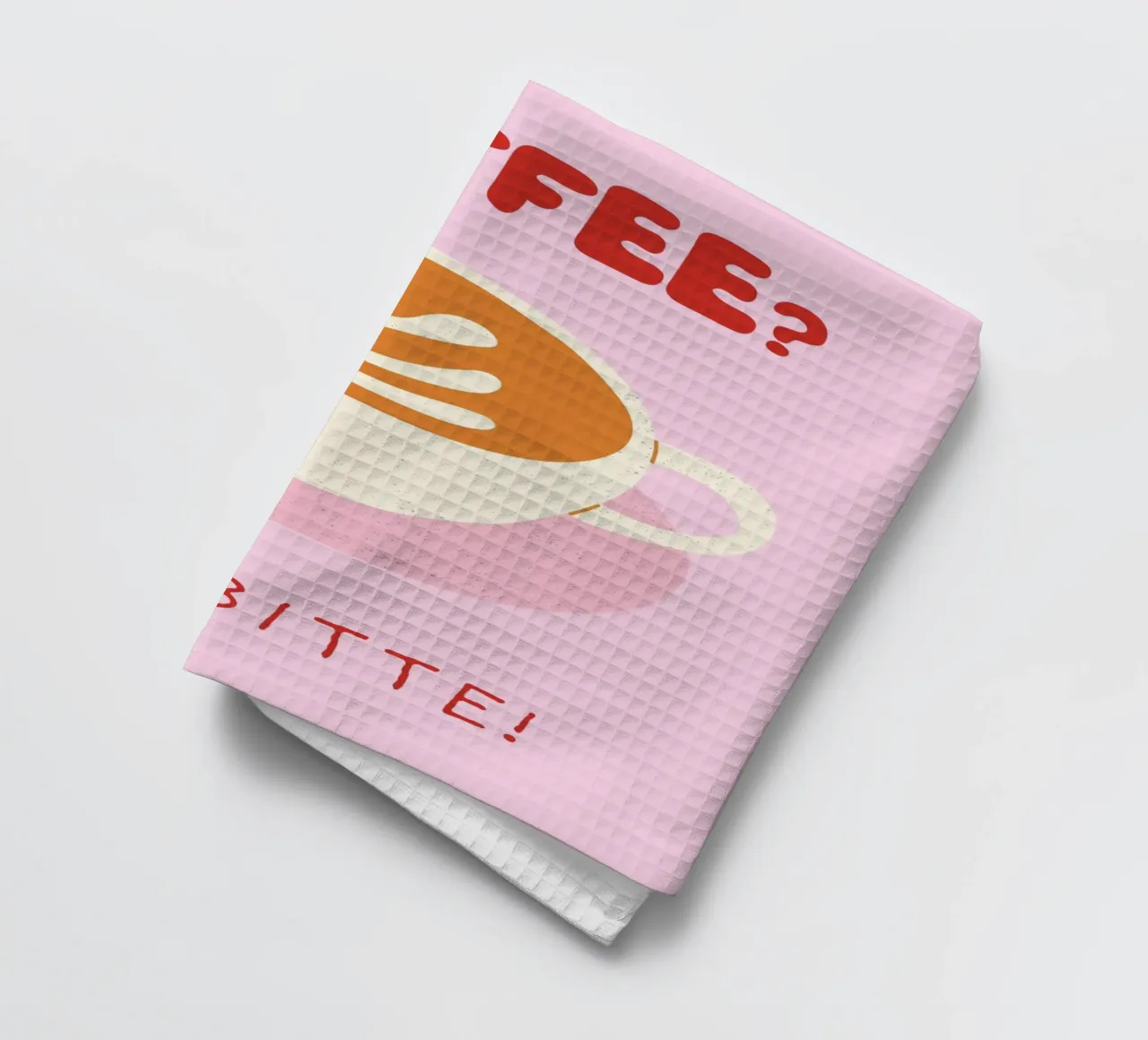 KAFFEE? JA, BITTE! canovaccio da cucina da ARTEVO