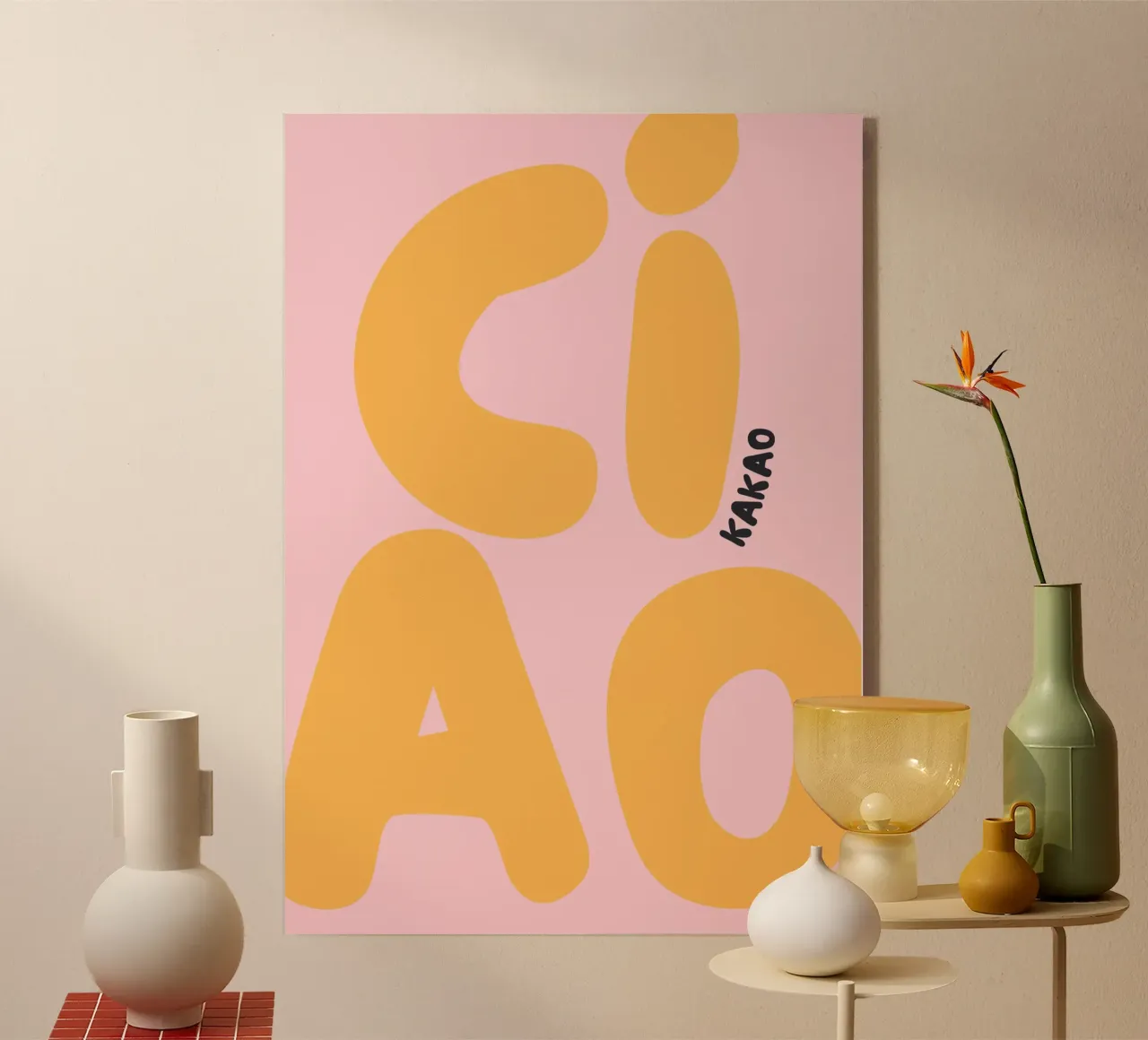 CIAO KAKAO plexiglass da ARTEVO