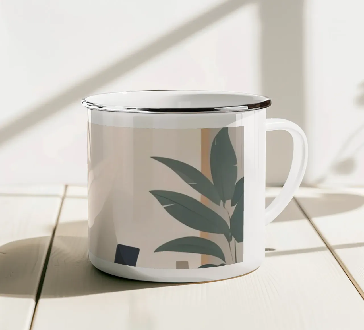 Concentrati nel flusso tazza in smalto da Maison Solis