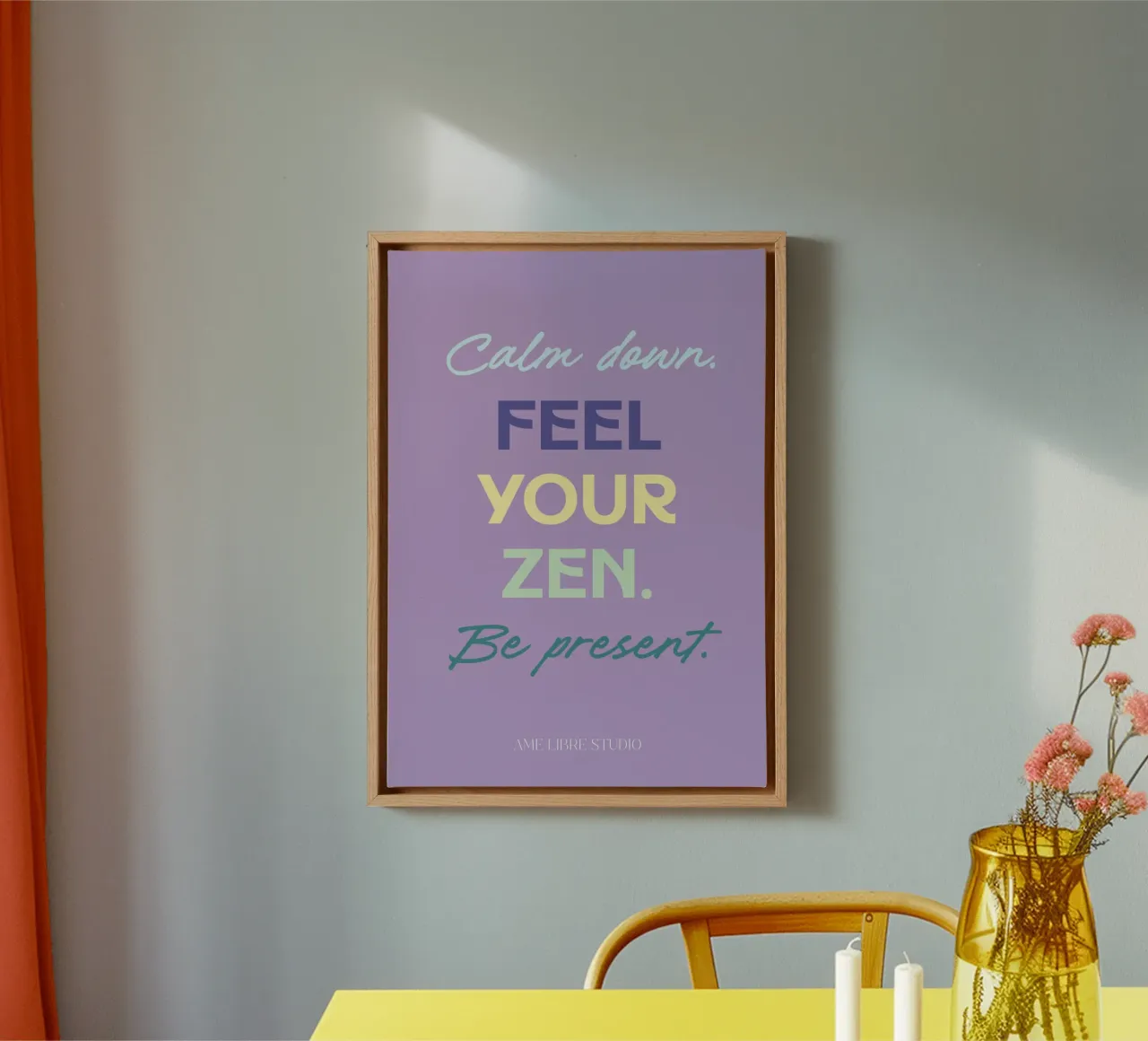 🧘🏼💜✨🌿 canvas van MENTHE SAUVAGE