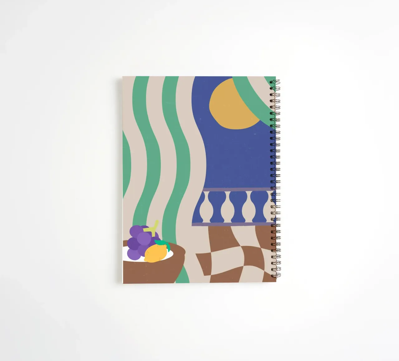 Bold Abstract Art spiral notebook by DesignArt