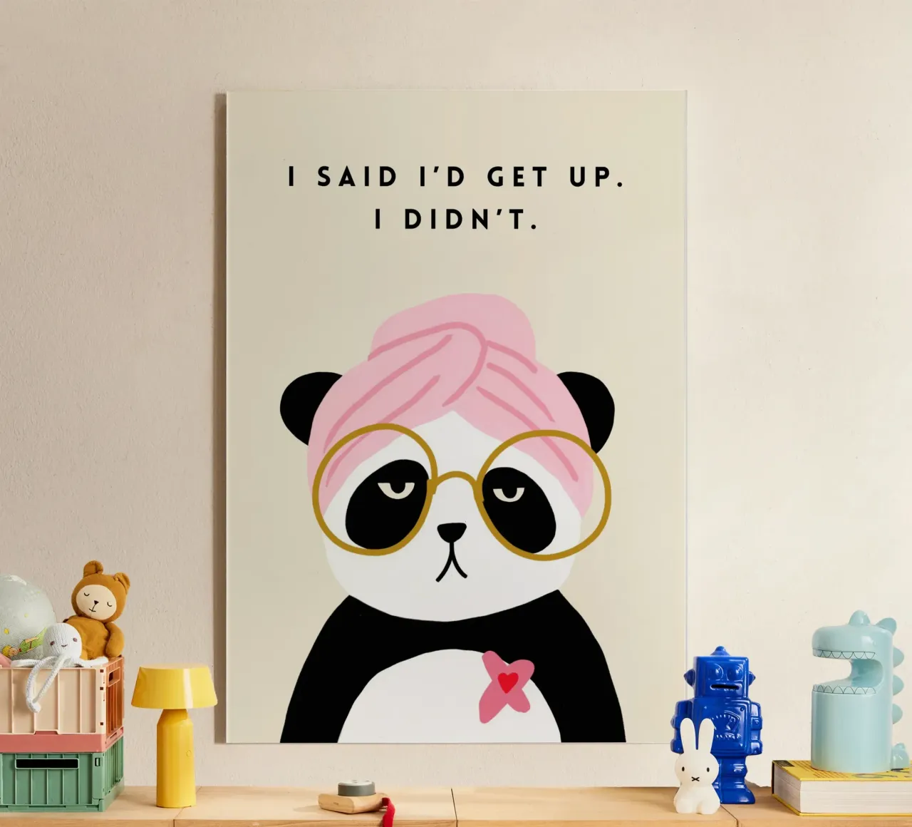 Panda plexiglas de PurePeachArt