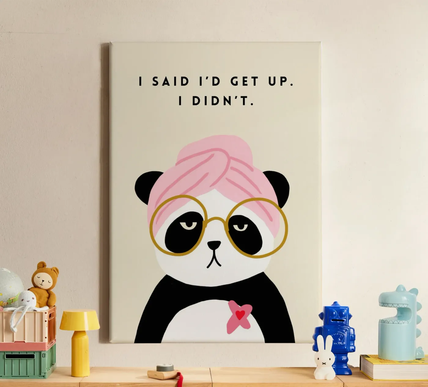 Panda tela da PurePeachArt