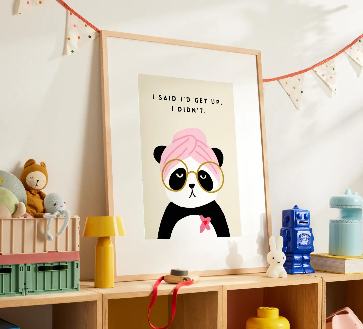Panda poster van PurePeachArt