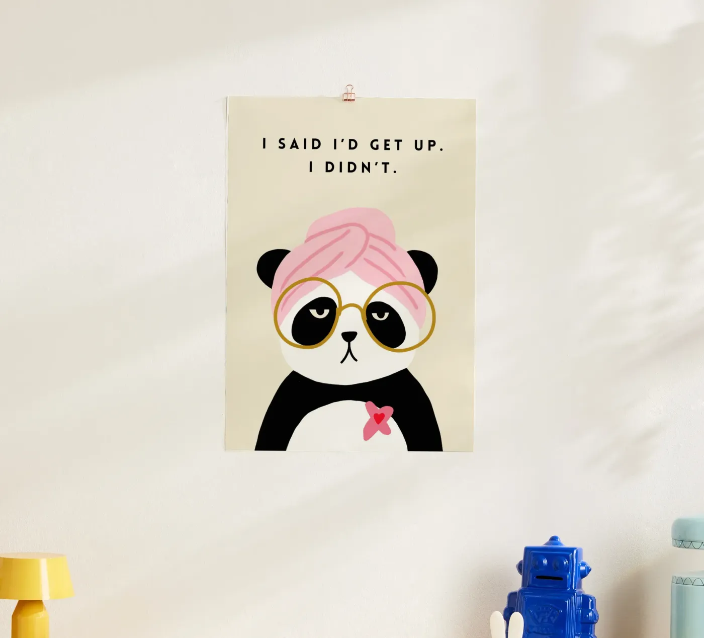 Panda poster van PurePeachArt