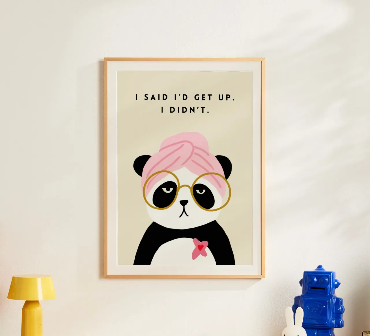 Panda poster van PurePeachArt