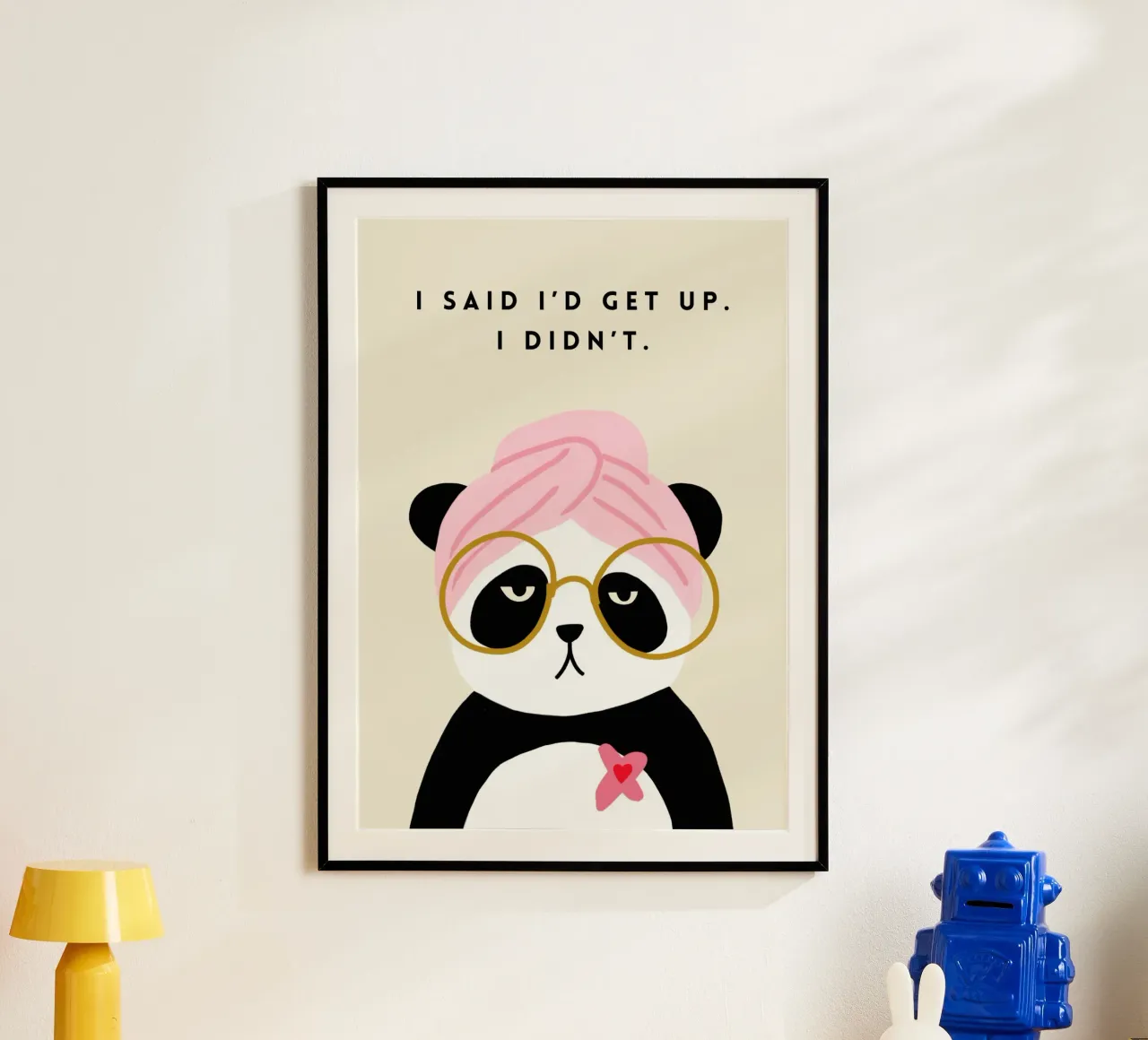 Panda poster van PurePeachArt