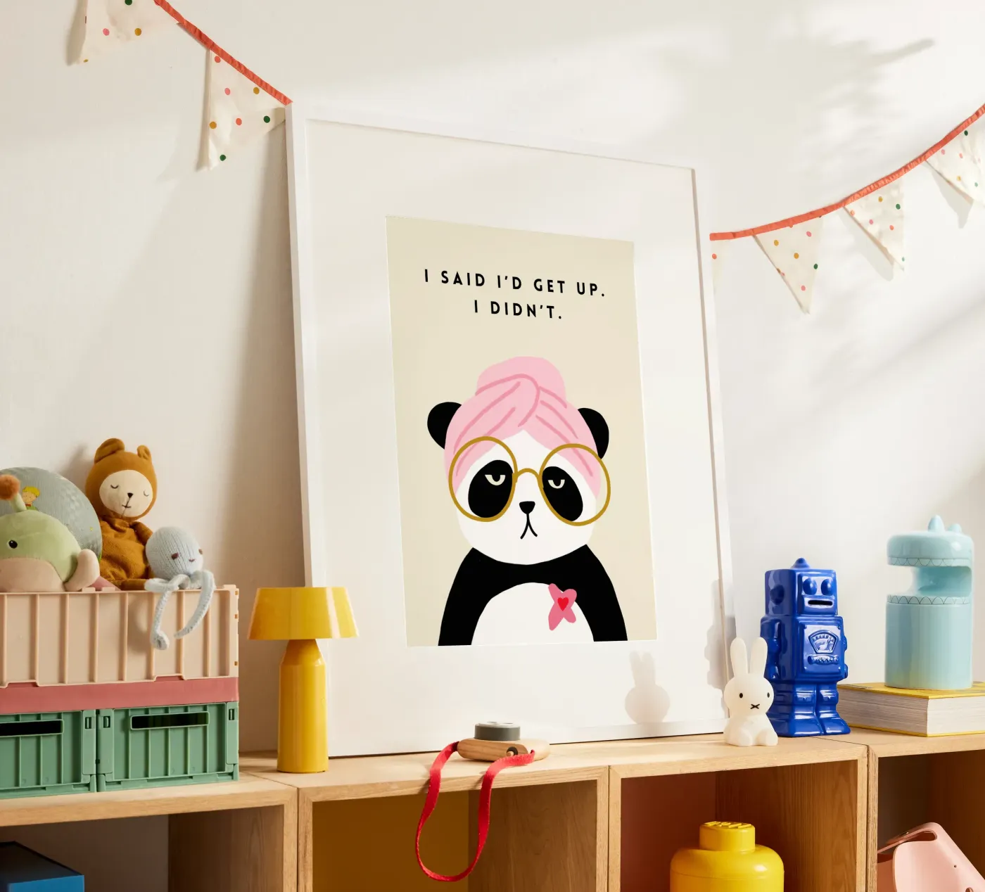 Panda poster van PurePeachArt