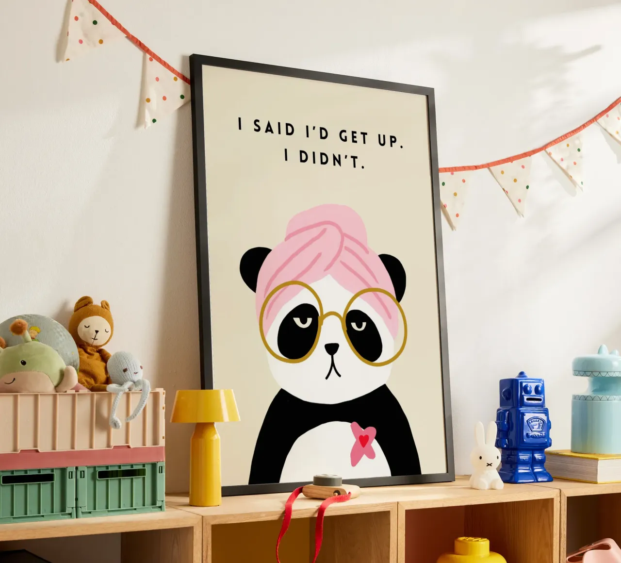 Panda poster van PurePeachArt
