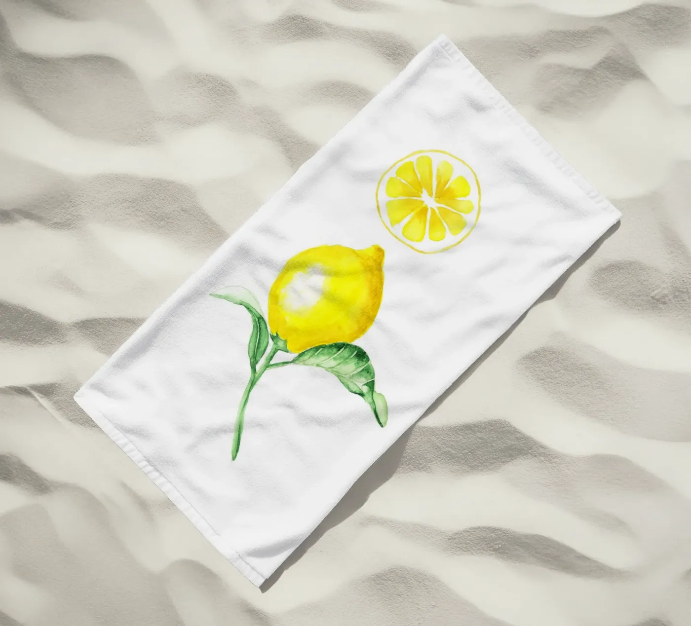 citrus beach towel by Nathys_illustration