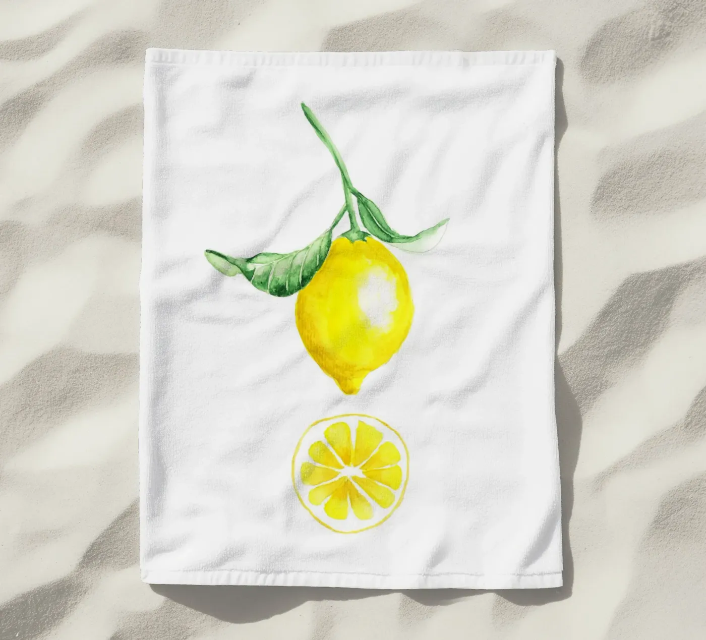 citrus beach towel by Nathys_illustration