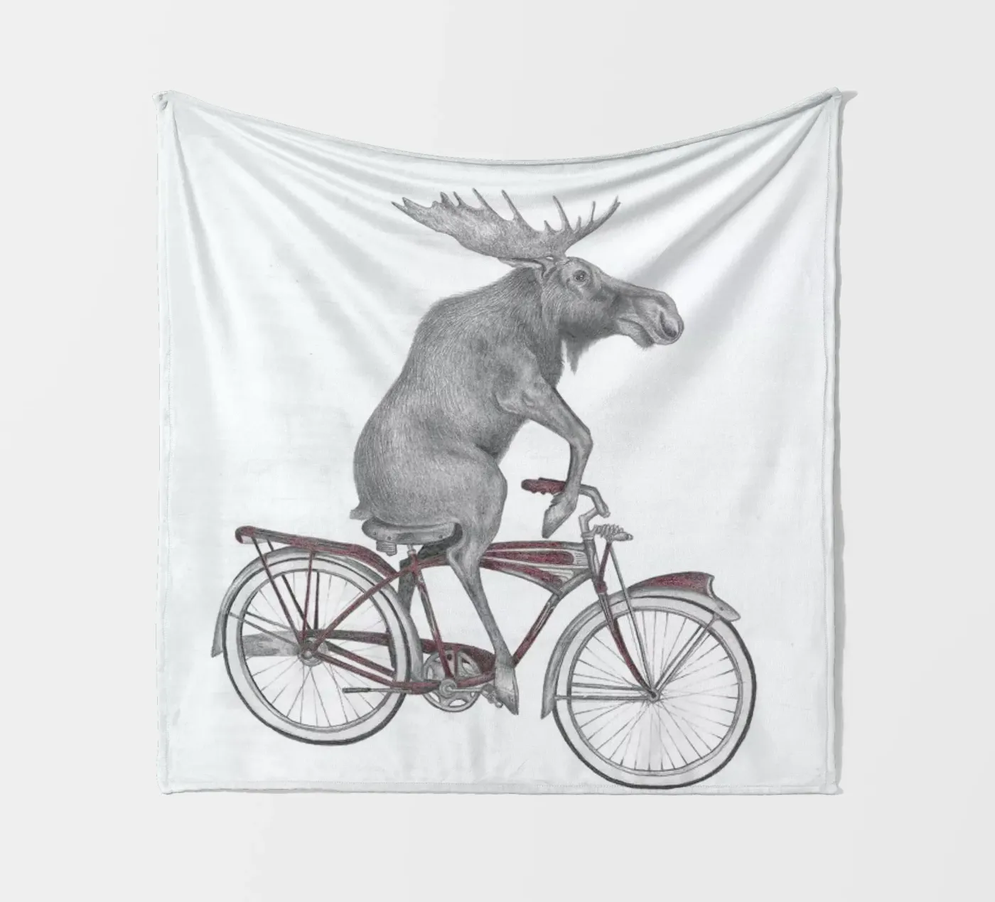 Murray Maynooth Moose Fleecedecke von Le Canot Rouge