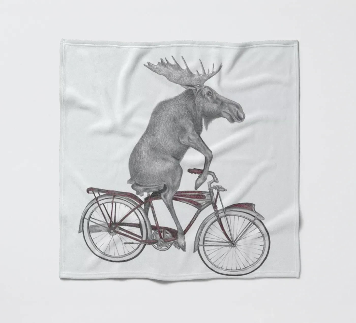 Murray Maynooth Moose Fleecedecke von Le Canot Rouge