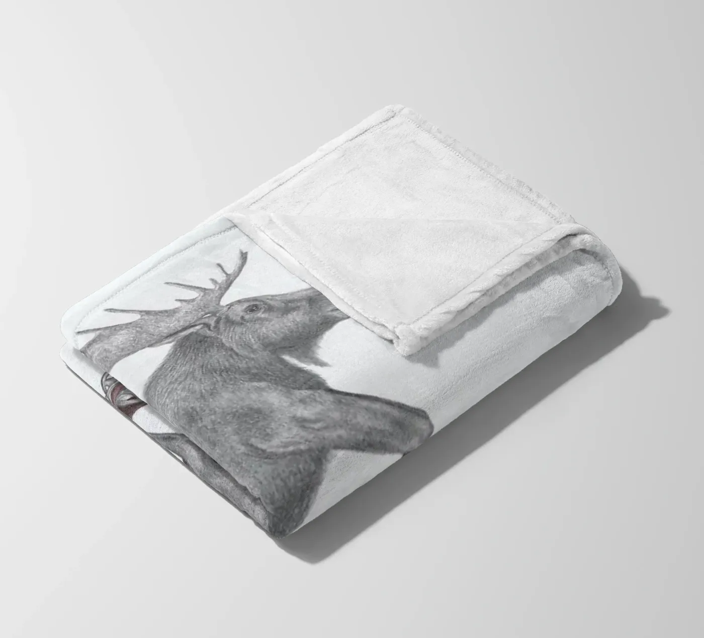 Murray Maynooth Moose Fleecedecke von Le Canot Rouge