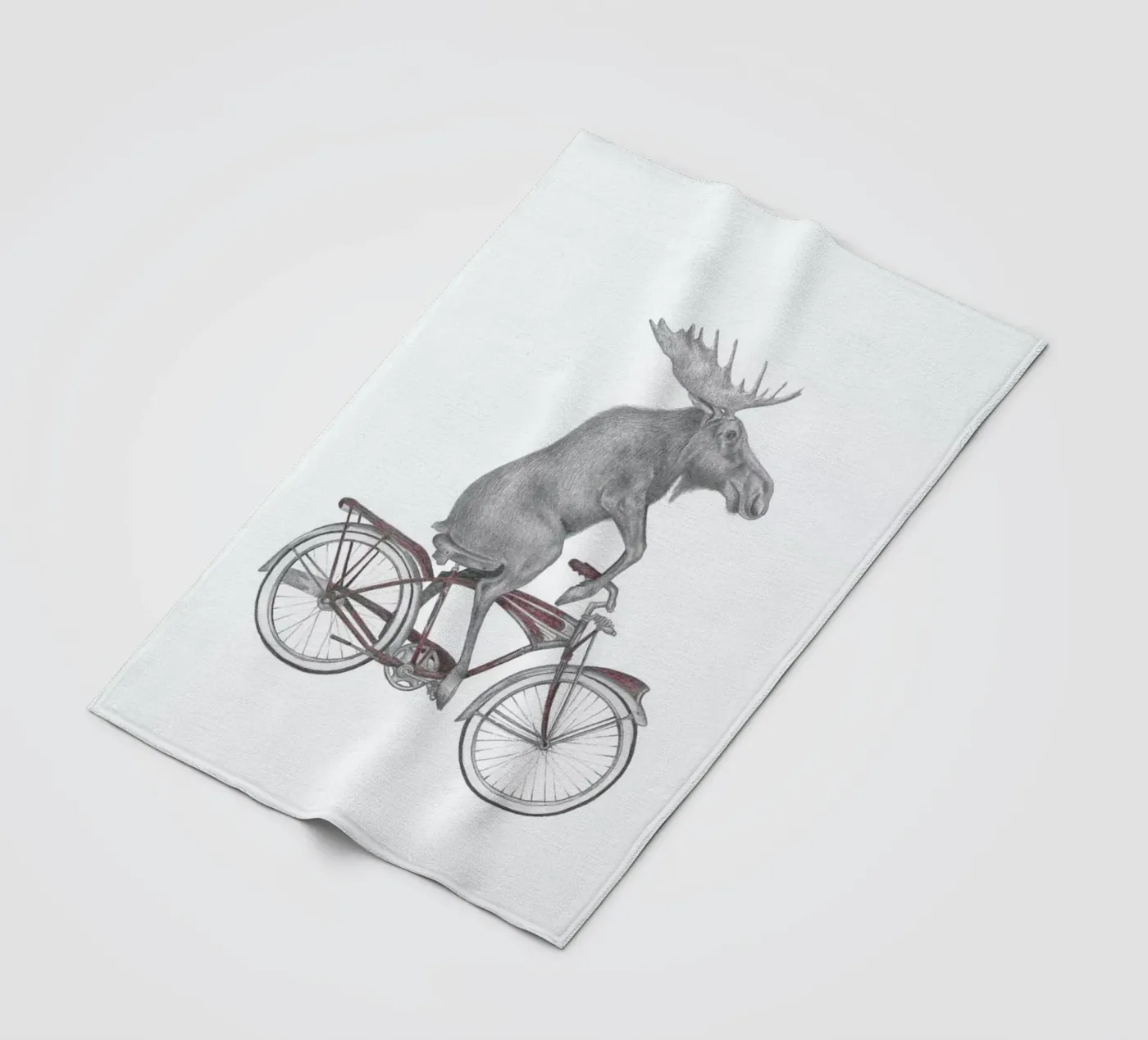 Murray Maynooth Moose Fleecedecke von Le Canot Rouge