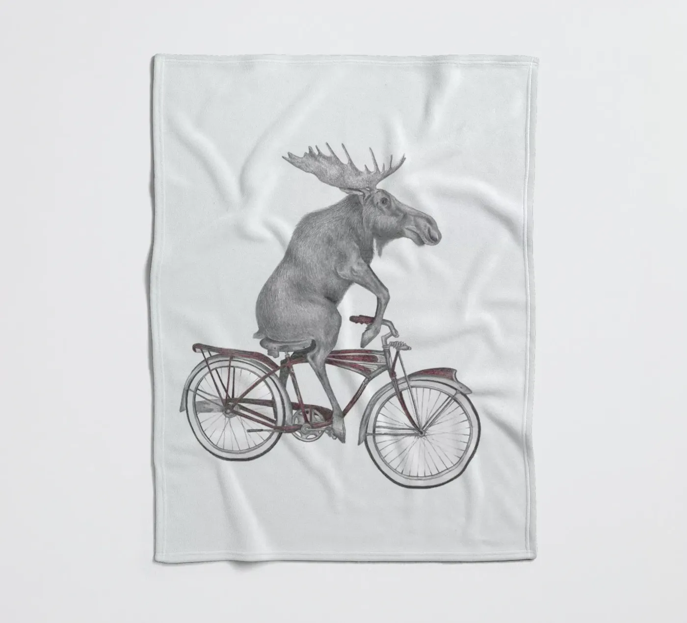 Murray Maynooth Moose Fleecedecke von Le Canot Rouge