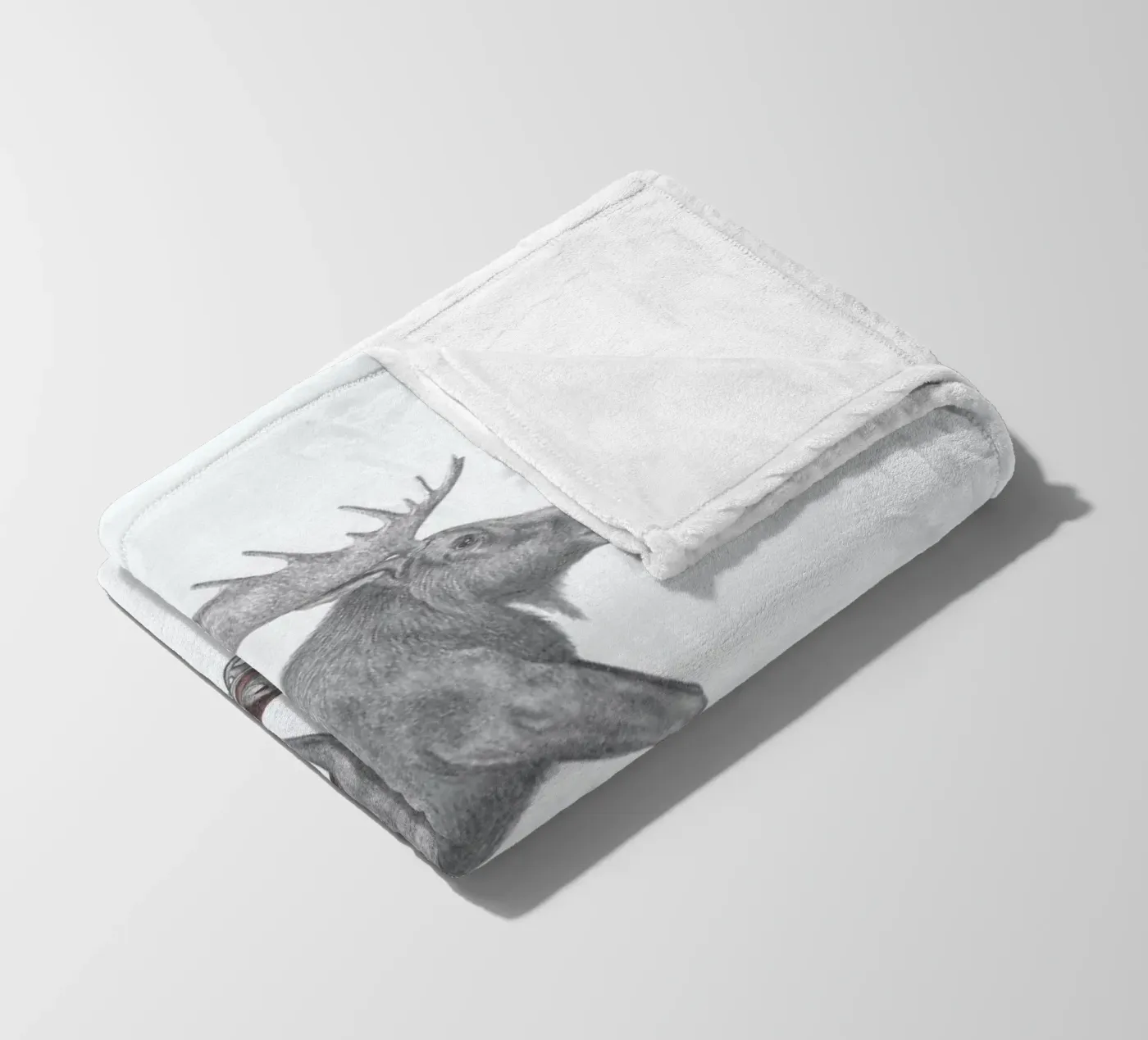 Murray Maynooth Moose Fleecedecke von Le Canot Rouge