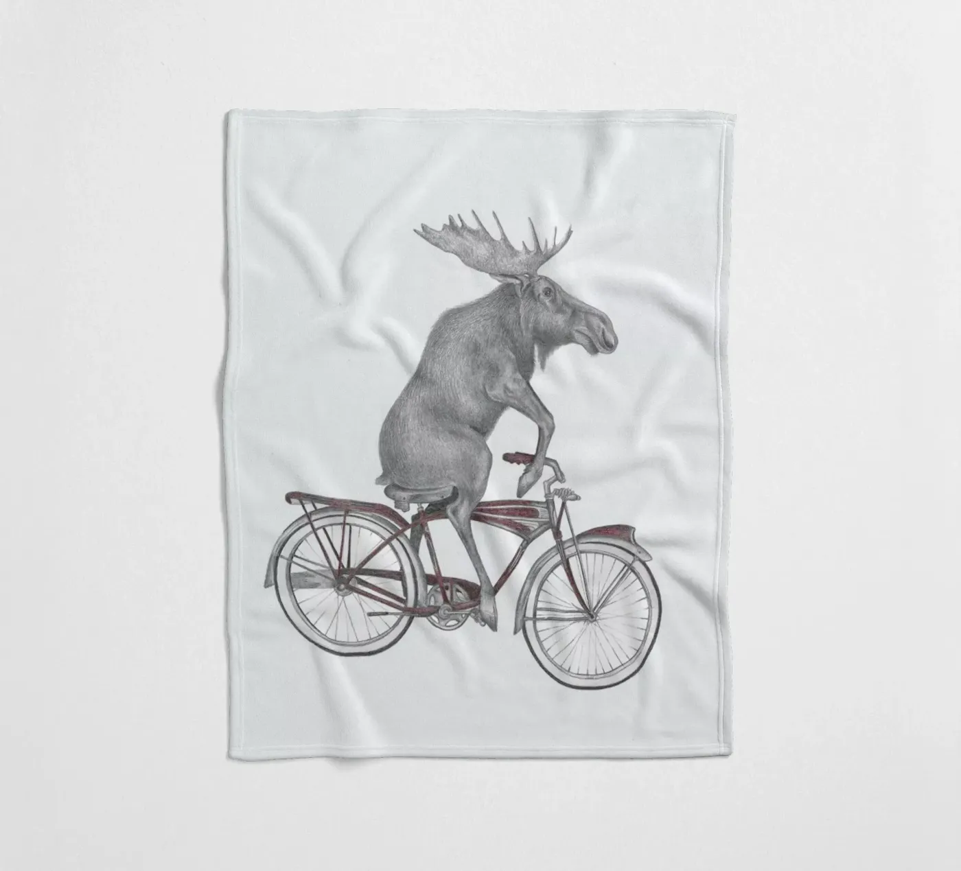 Murray Maynooth Moose Fleecedecke von Le Canot Rouge