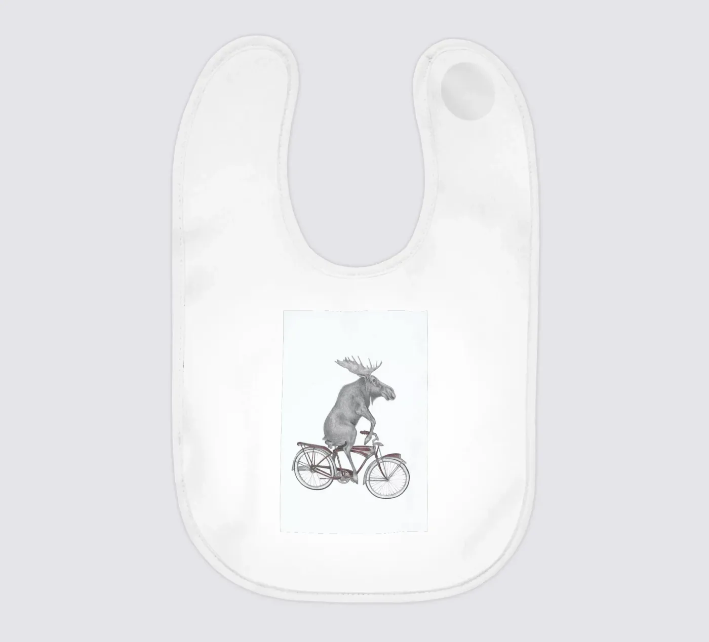 Murray Maynooth Moose baby bib by Le Canot Rouge