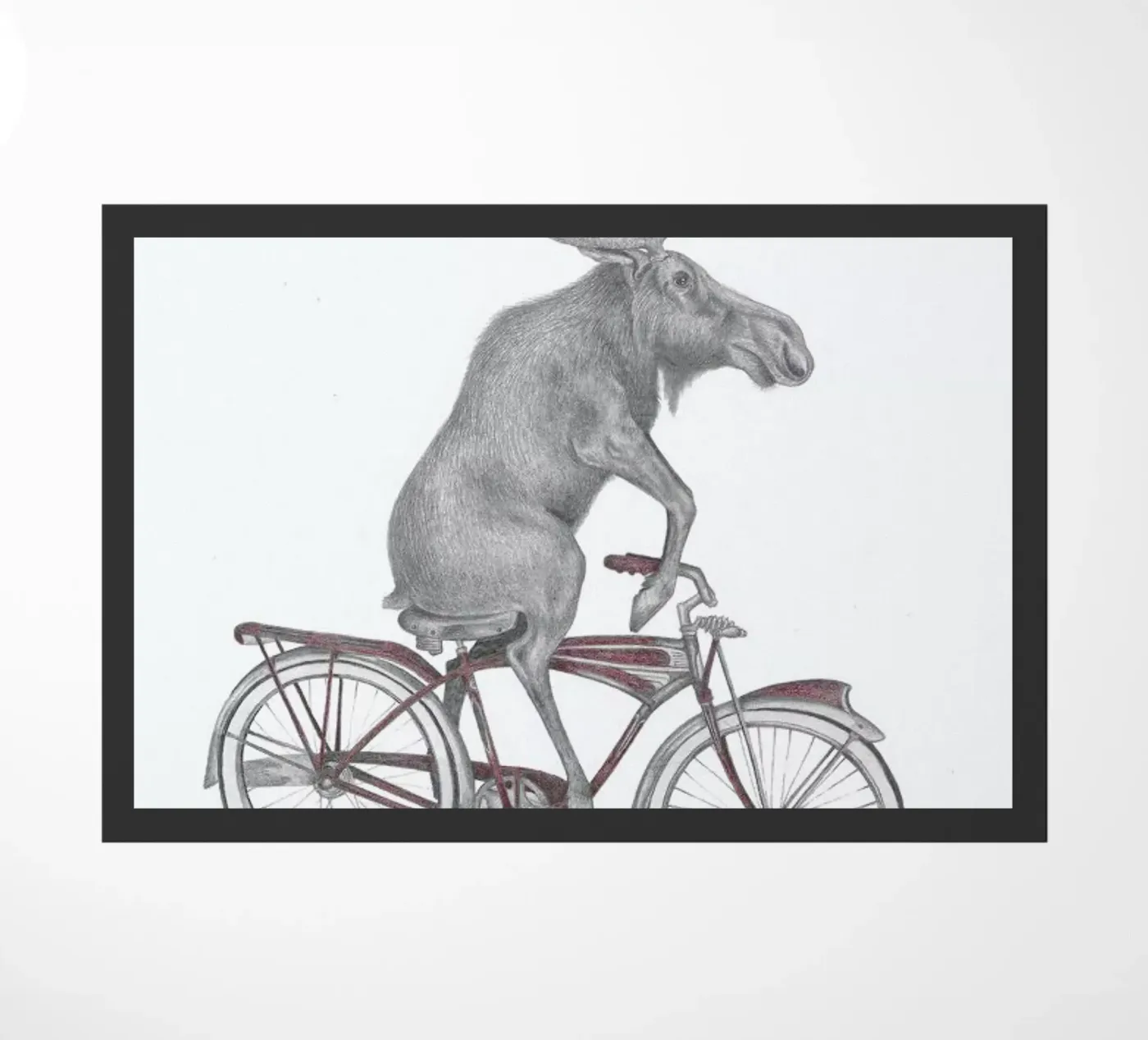 Murray Maynooth Moose doormat by Le Canot Rouge
