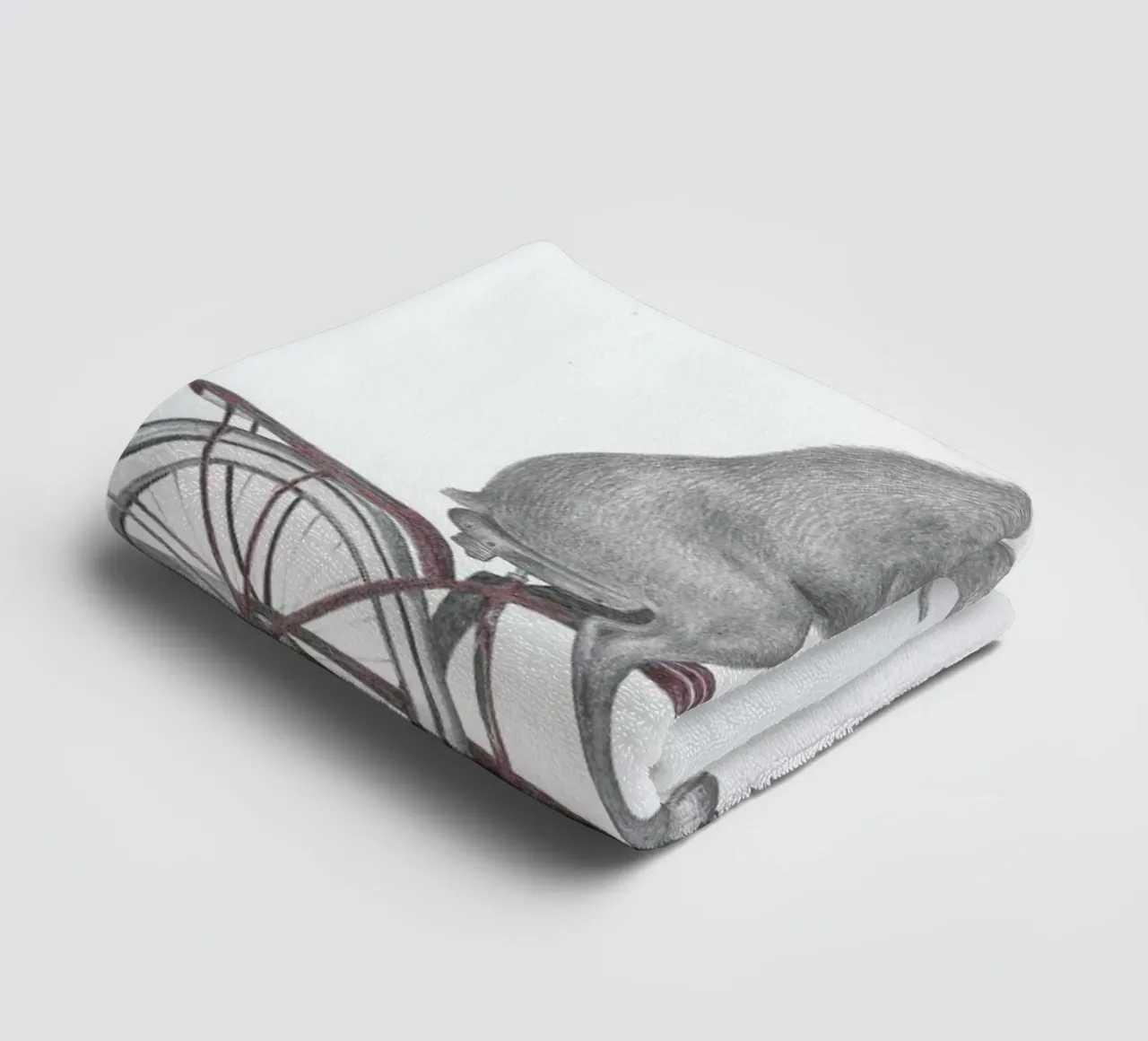Murray Maynooth Moose asciugamano da bagno da Le Canot Rouge