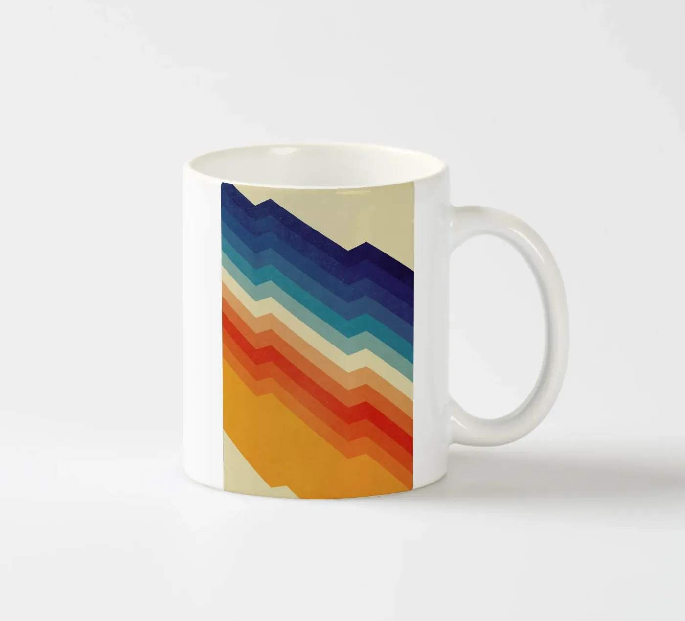 Barricade ceramic mug by Tracie Andrews