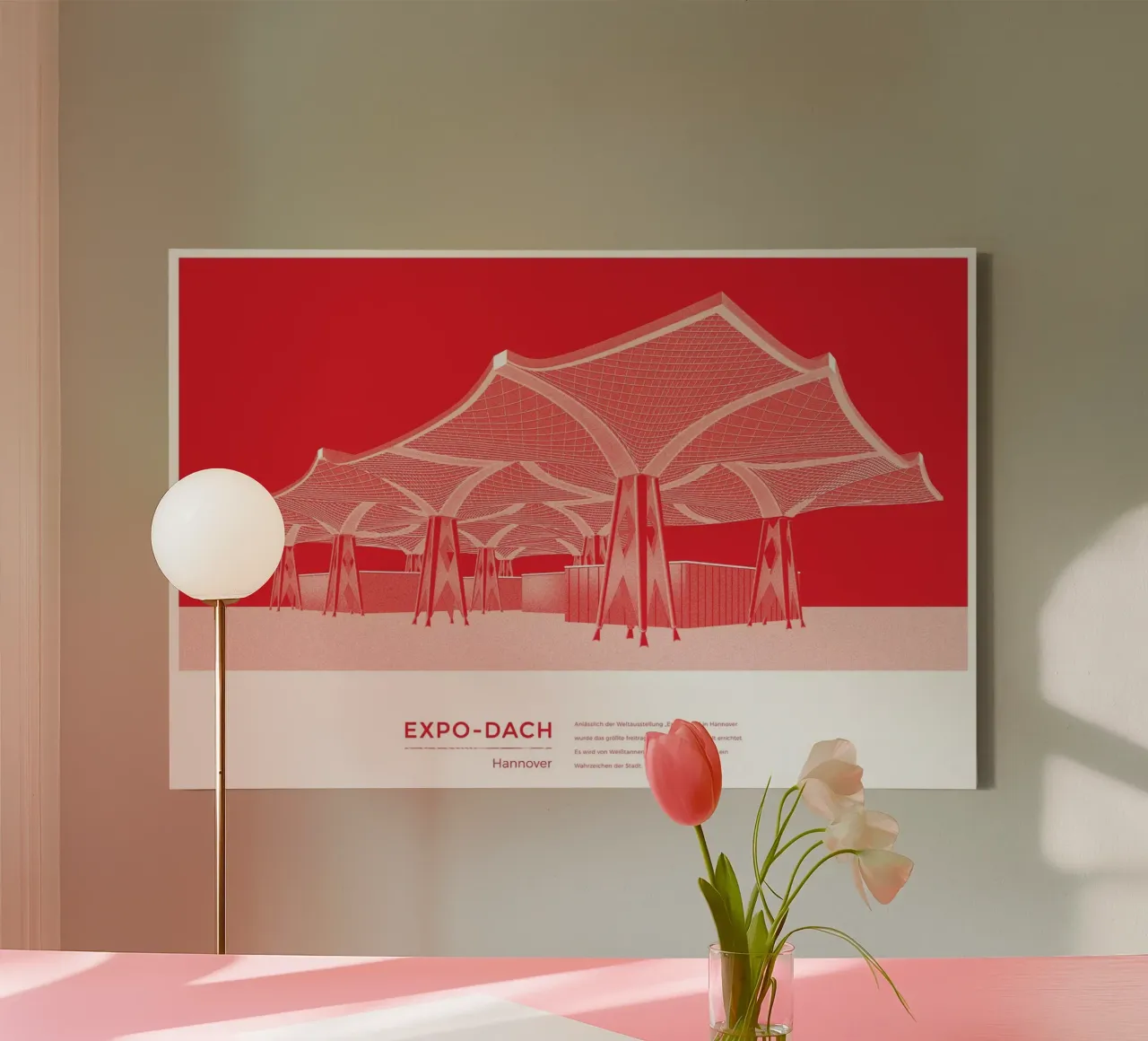 Michael Kunter - Expo Dach Hannover tela con Cornice a cassetta da The Artcircle