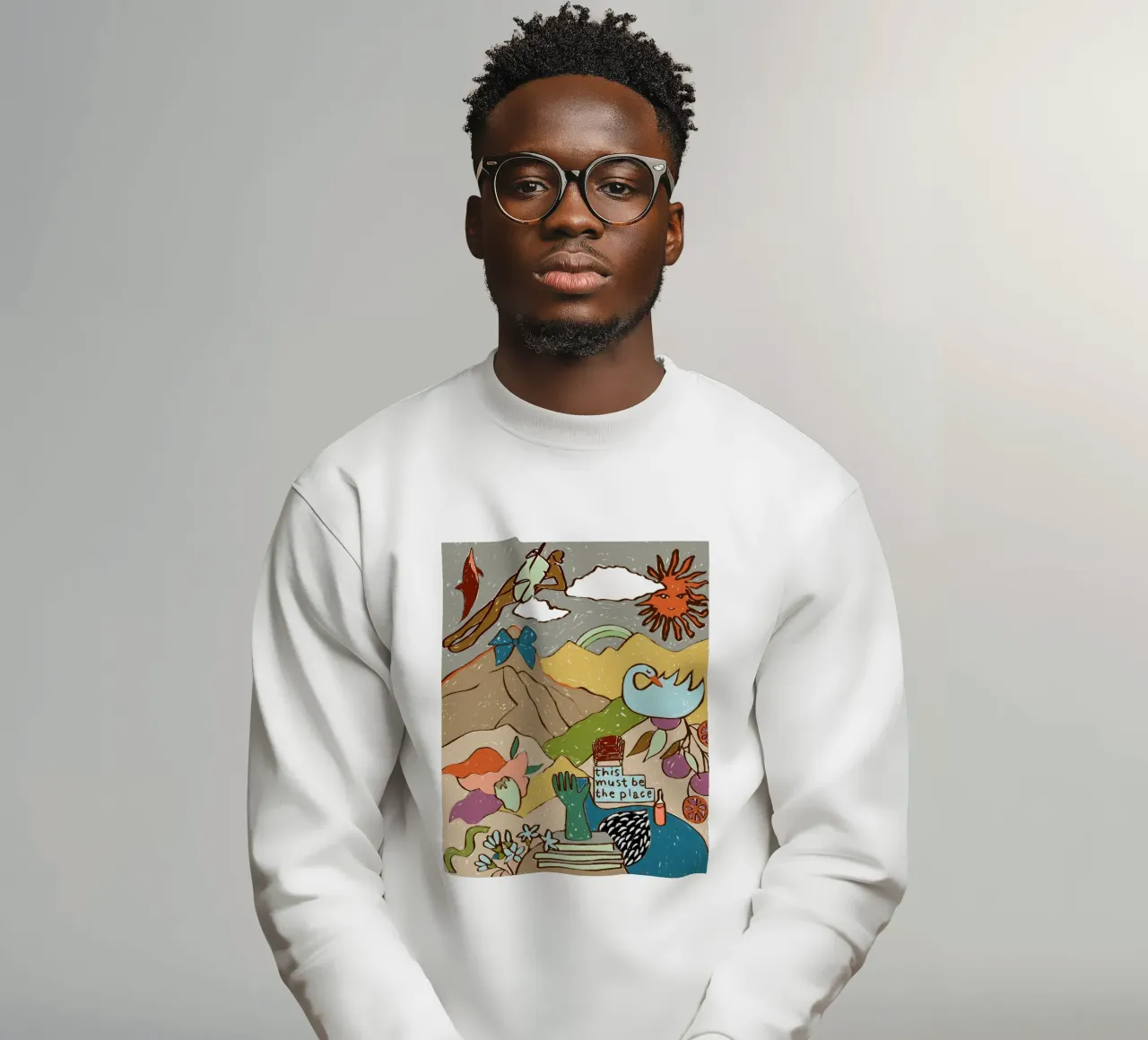 Questo deve essere il posto giusto felpa da 83oranges