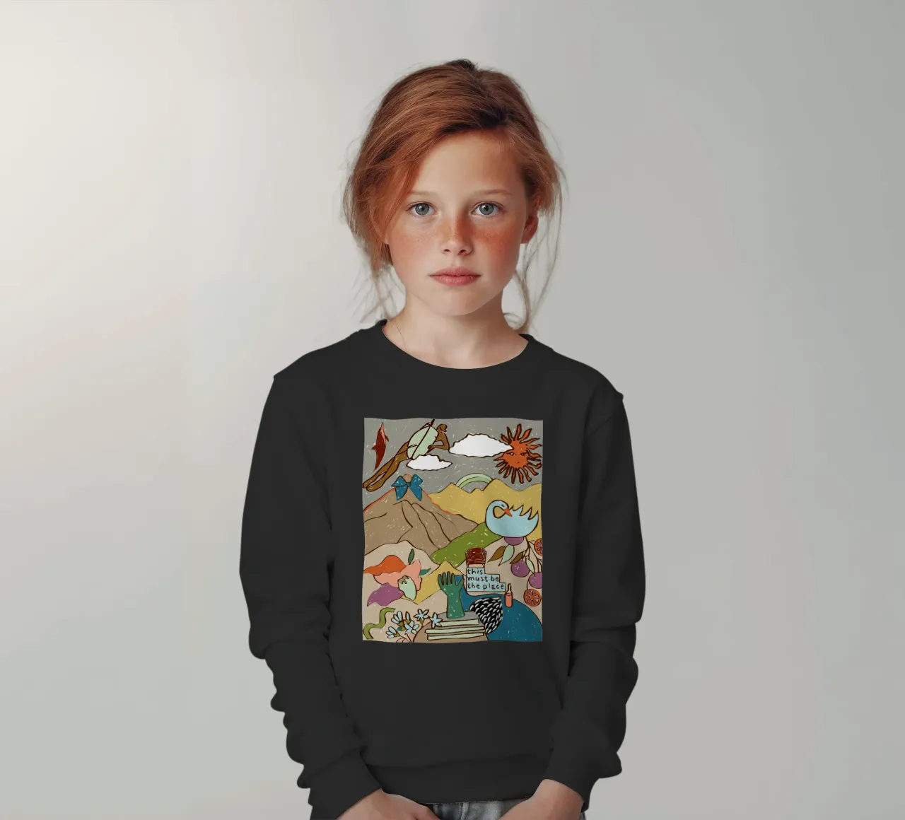 Questo deve essere il posto giusto felpa bambino da 83oranges