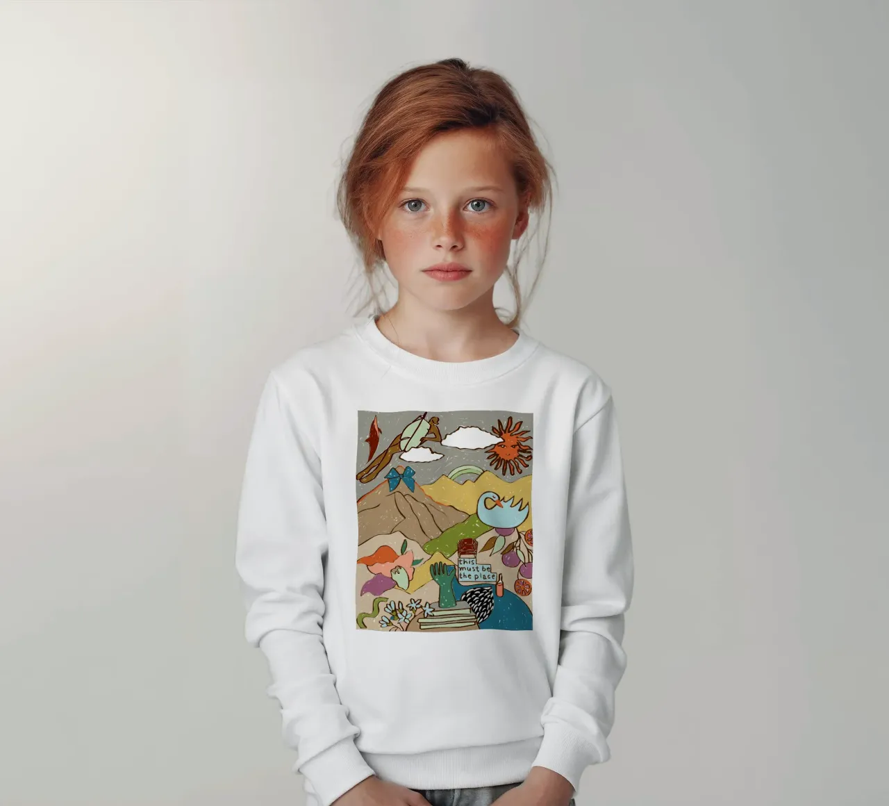 Questo deve essere il posto giusto felpa bambino da 83oranges