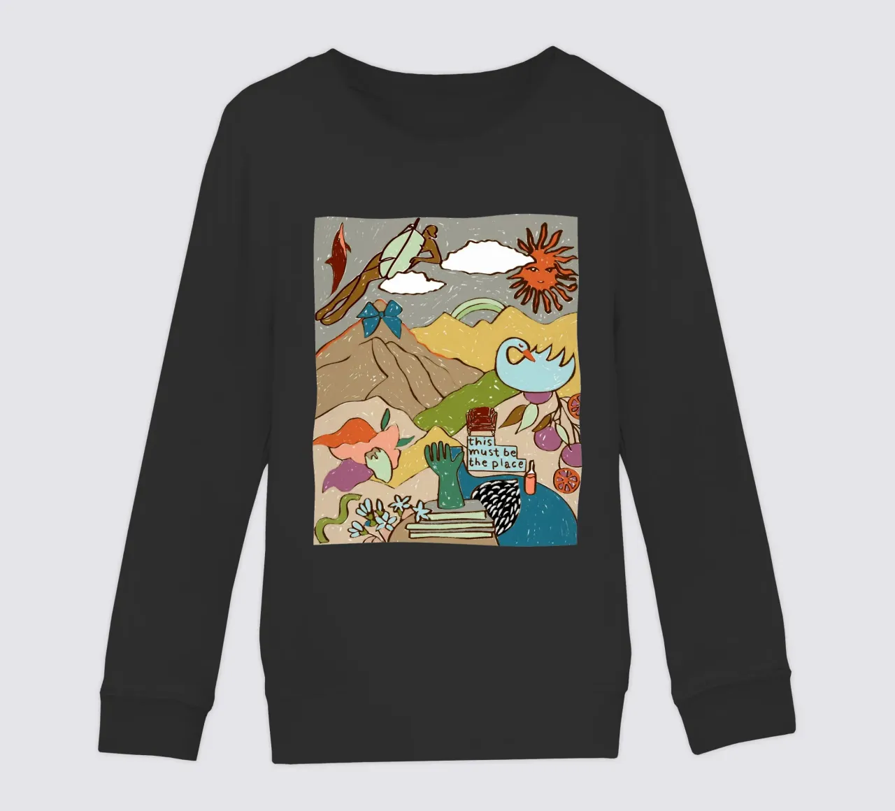 Questo deve essere il posto giusto felpa bambino da 83oranges