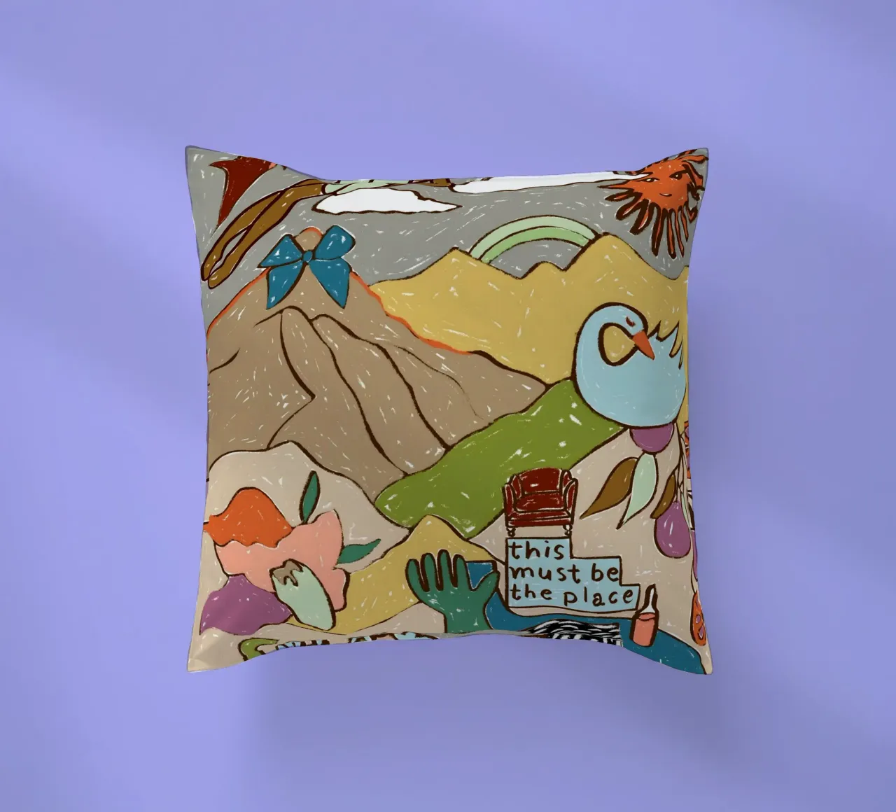 Questo deve essere il posto giusto cuscino da 83oranges