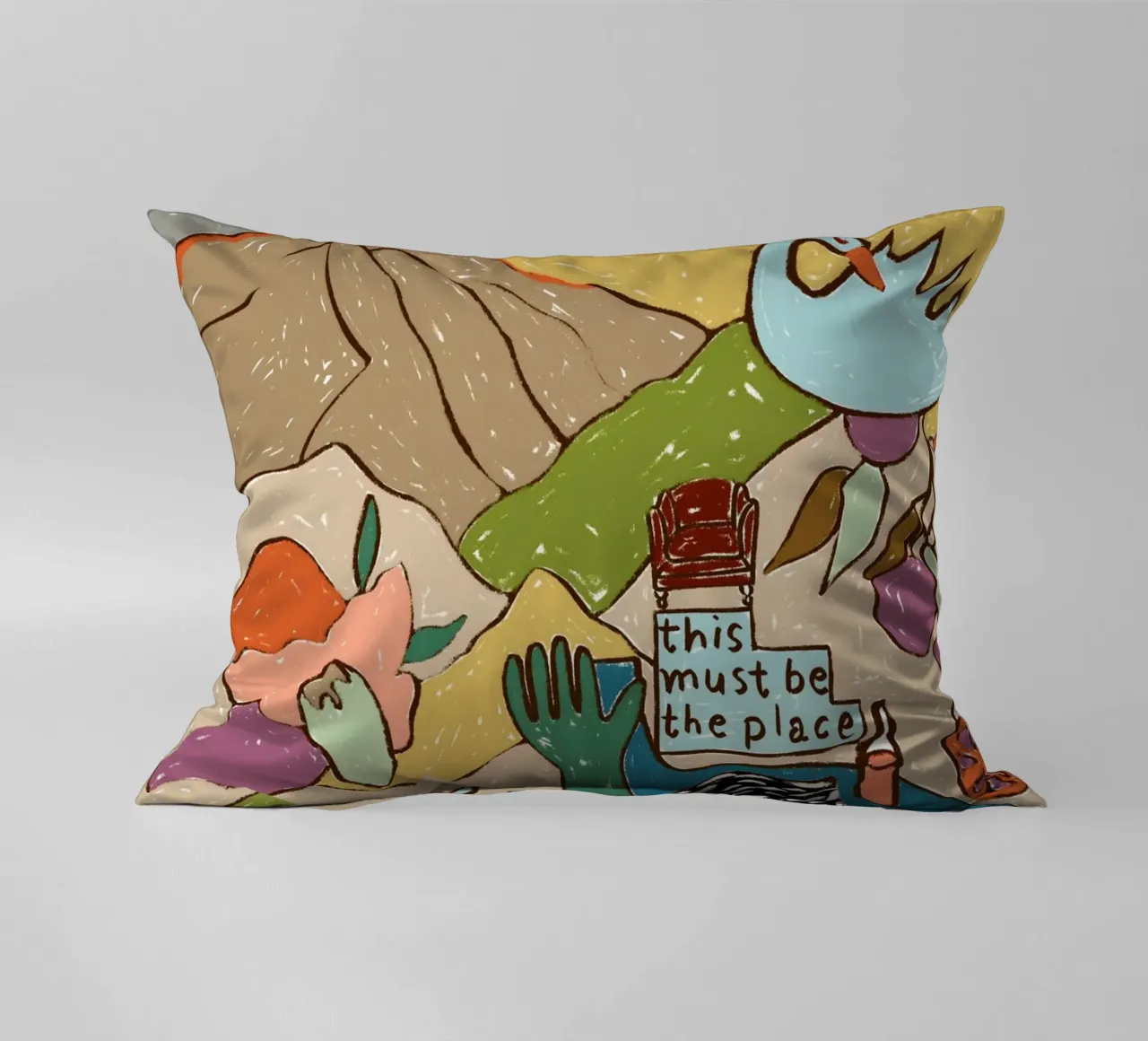 Questo deve essere il posto giusto cuscino da 83oranges