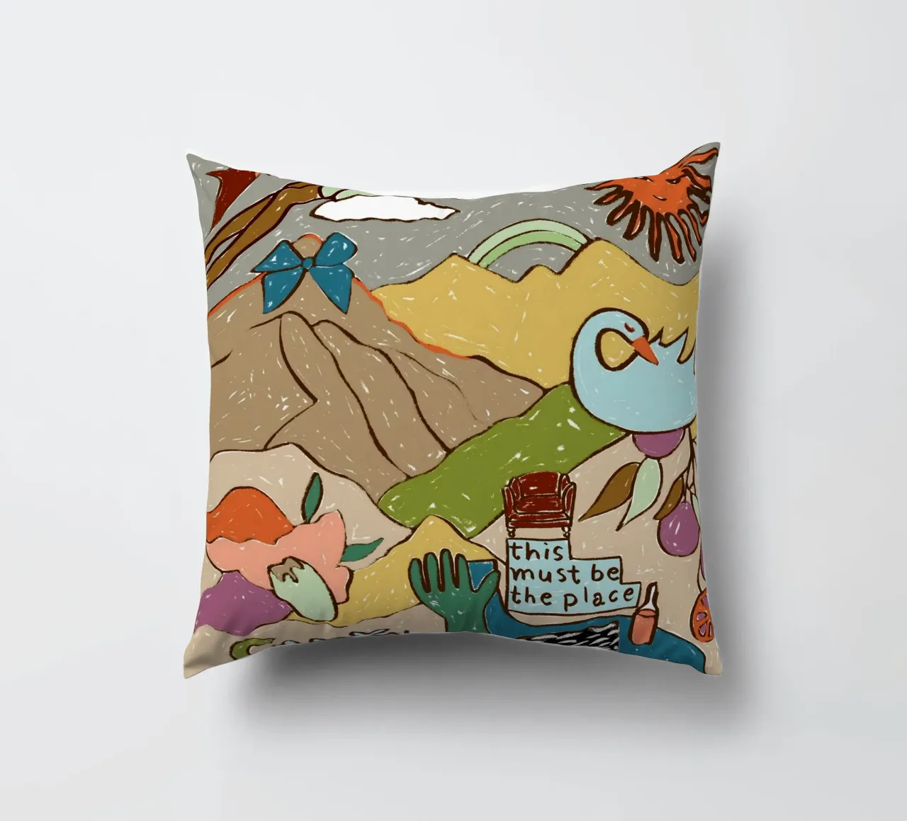 Questo deve essere il posto giusto cuscino da 83oranges