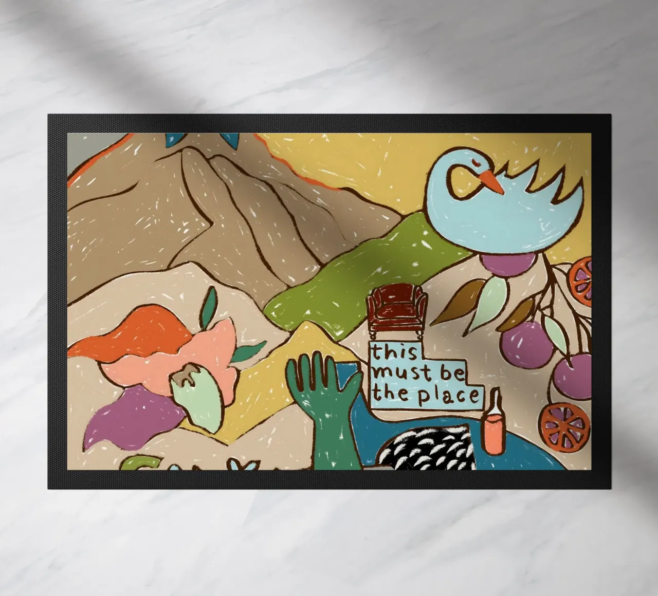 Questo deve essere il posto giusto zerbino da 83oranges