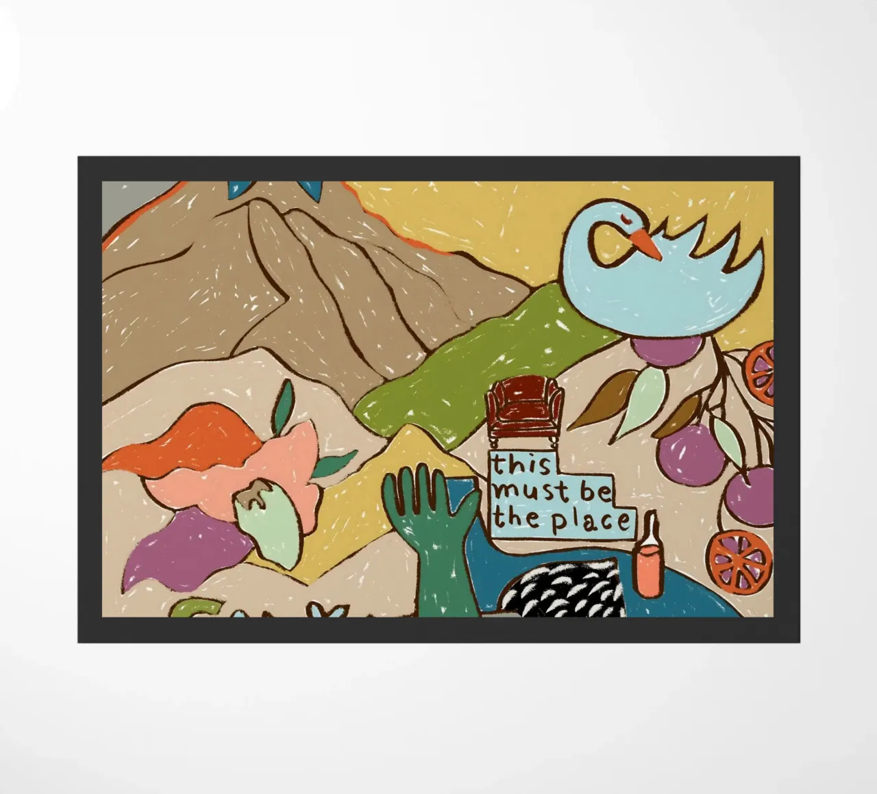 Questo deve essere il posto giusto zerbino da 83oranges