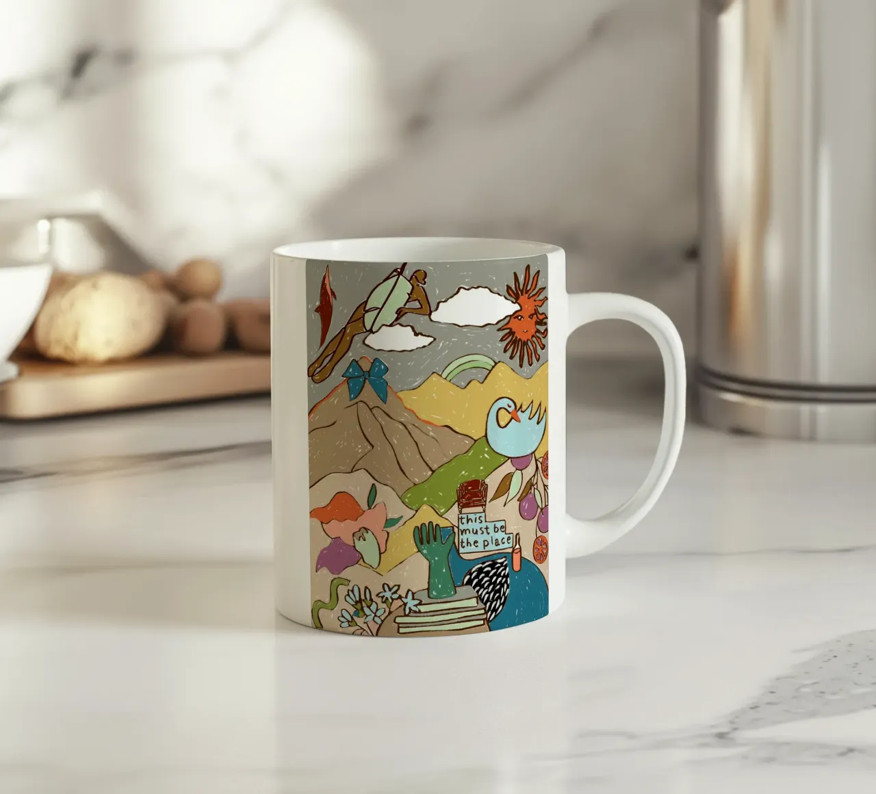 Questo deve essere il posto giusto tazza in ceramica da 83oranges