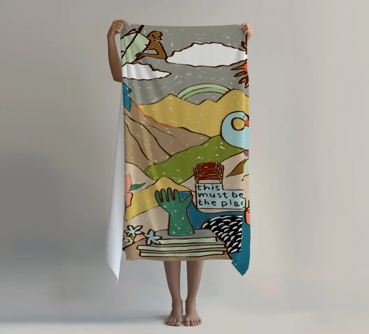 Questo deve essere il posto giusto telo mare da 83oranges