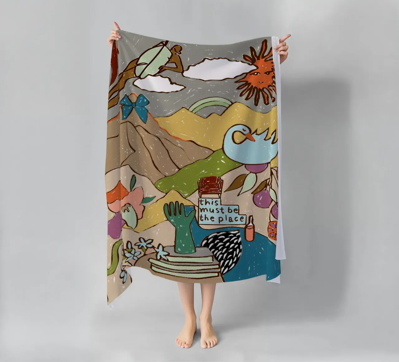 Questo deve essere il posto giusto telo mare da 83oranges