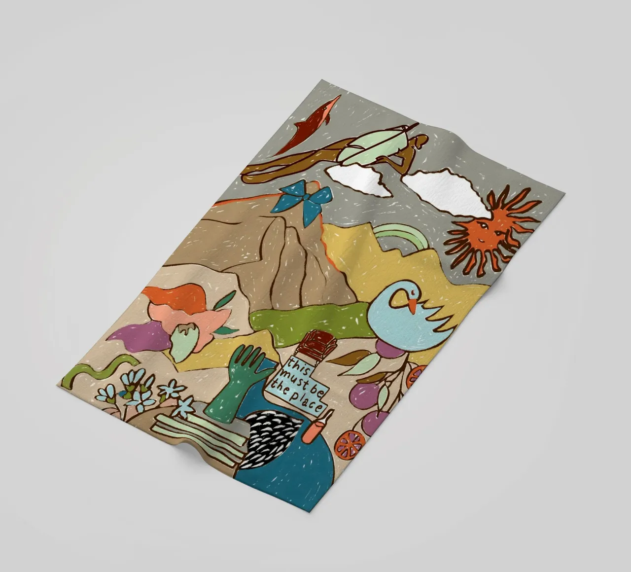 Questo deve essere il posto giusto telo mare da 83oranges