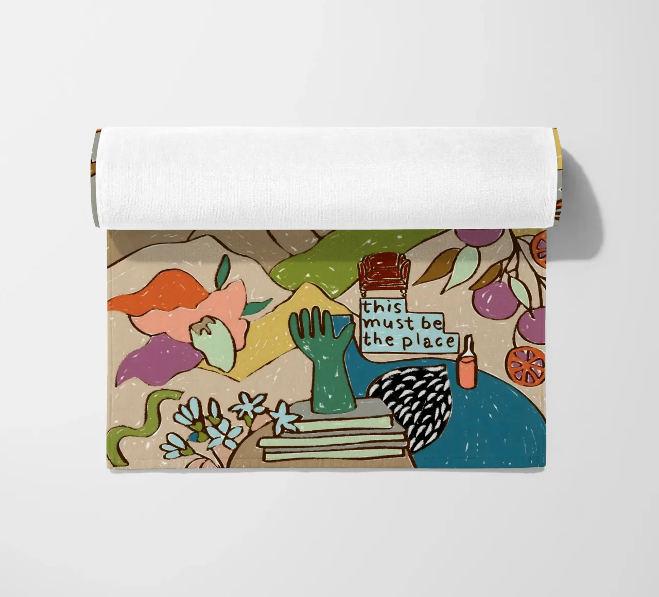 Questo deve essere il posto giusto telo mare da 83oranges