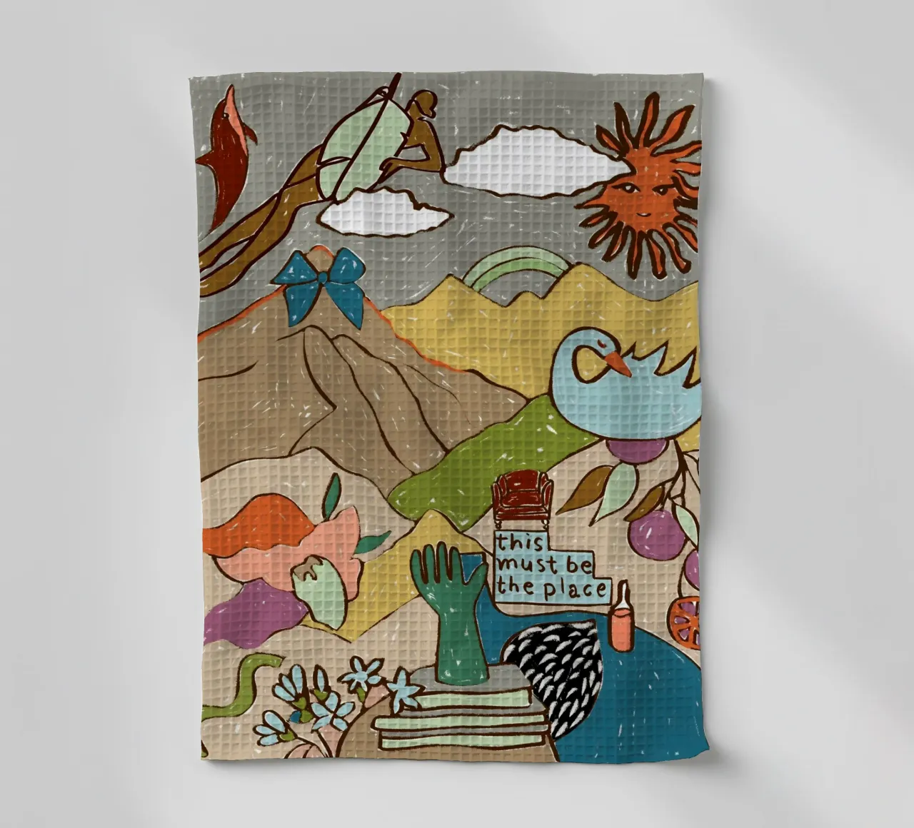 Questo deve essere il posto giusto canovaccio da cucina da 83oranges