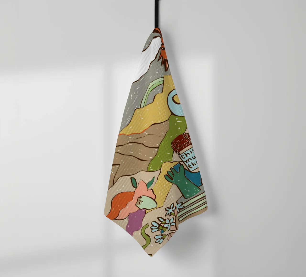 Questo deve essere il posto giusto canovaccio da cucina da 83oranges