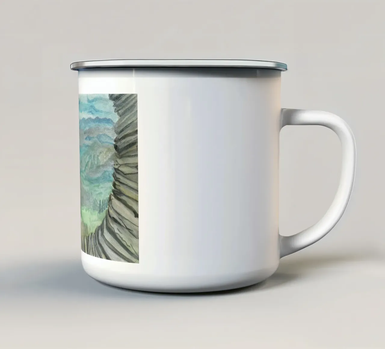 Borrowdale Reimagined tazza in smalto da Interior Edit & House Staging